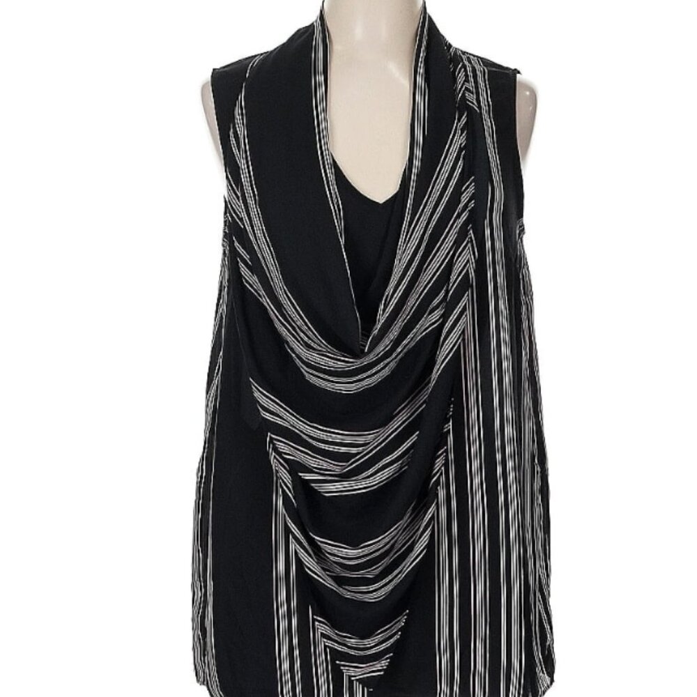 BCBGMaxAzria Striped Blouse